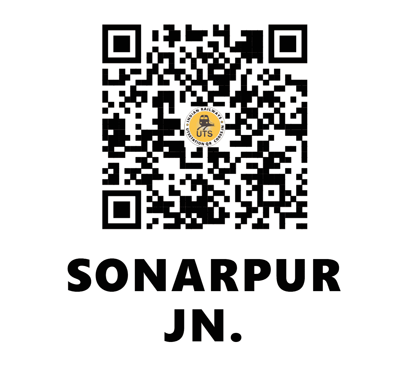 UTS QR Code for SONARPUR JN. - SPR (ER - WEST BENGAL)